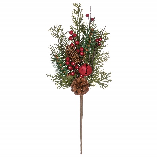 Pine Bell Berry Pick - Themed Rentals - artificial Christmas branches